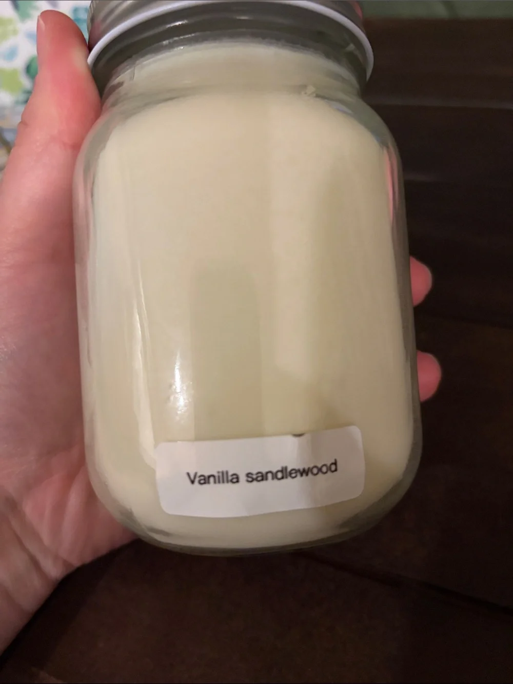 White Soy Candle - Mason Jar
